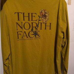 The North Face Yellow Long Sleeve Tee